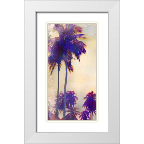 Thailand Palms 2 White Modern Wood Framed Art Print with Double Matting by Brown, Victoria