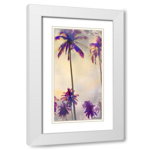 Thailand Palms 3 White Modern Wood Framed Art Print with Double Matting by Brown, Victoria