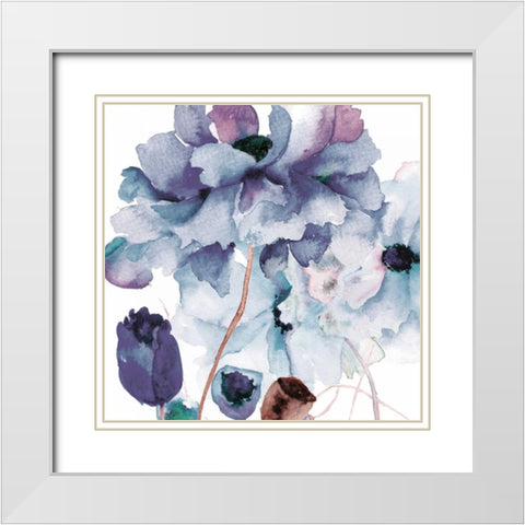 Aromatic Botanics 2 White Modern Wood Framed Art Print with Double Matting by Brown, Victoria