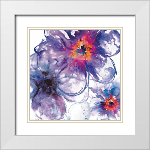 Infusion 2 White Modern Wood Framed Art Print with Double Matting by Brown, Victoria