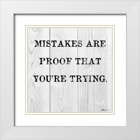 Nordic Spirit 1 White Modern Wood Framed Art Print with Double Matting by Brown, Victoria