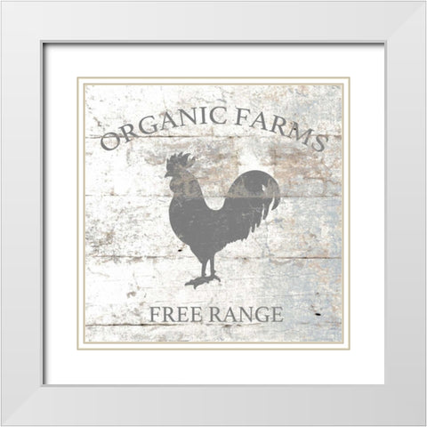 Organic Farm White Modern Wood Framed Art Print with Double Matting by Brown,Victoria