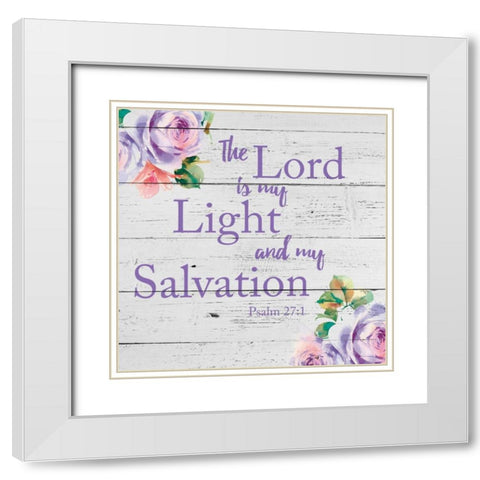 My Light White Modern Wood Framed Art Print with Double Matting by Brown, Victoria