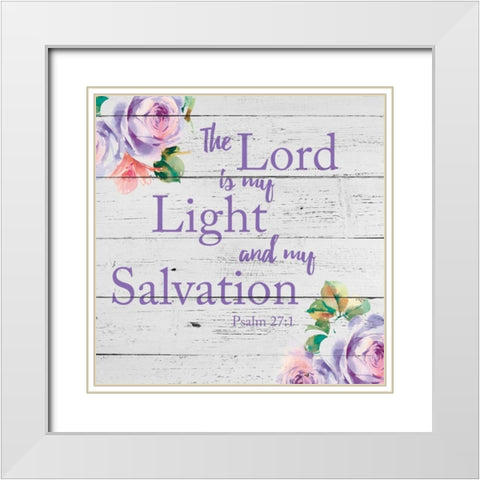 My Light White Modern Wood Framed Art Print with Double Matting by Brown, Victoria