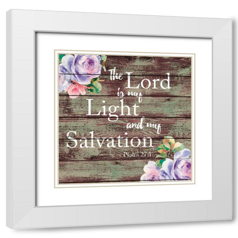 Light and Salvation White Modern Wood Framed Art Print with Double Matting by Brown, Victoria