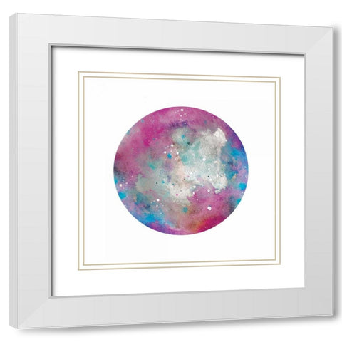 Galaxy 1 White Modern Wood Framed Art Print with Double Matting by Brown,Victoria