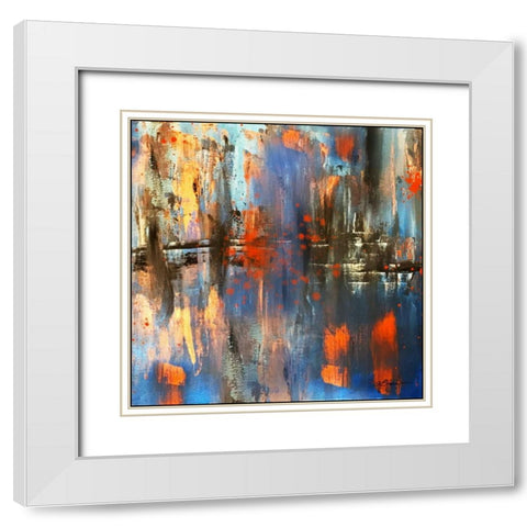 Reawakening White Modern Wood Framed Art Print with Double Matting by Brown,Victoria