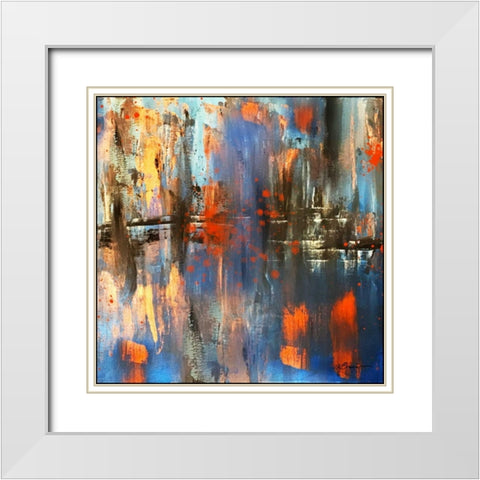 Reawakening White Modern Wood Framed Art Print with Double Matting by Brown,Victoria