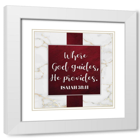 Religious 2 White Modern Wood Framed Art Print with Double Matting by Brown, Victoria