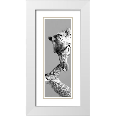Infinite Love White Modern Wood Framed Art Print with Double Matting by Parker, Suzann, Frank