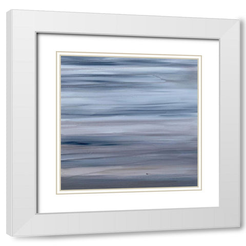 Muddy Waters 1 White Modern Wood Framed Art Print with Double Matting by Barski, Karen