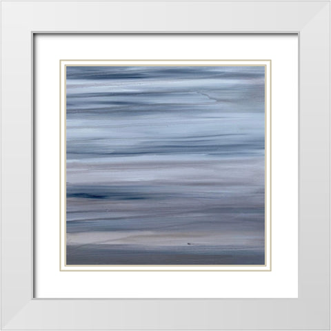 Muddy Waters 1 White Modern Wood Framed Art Print with Double Matting by Barski, Karen