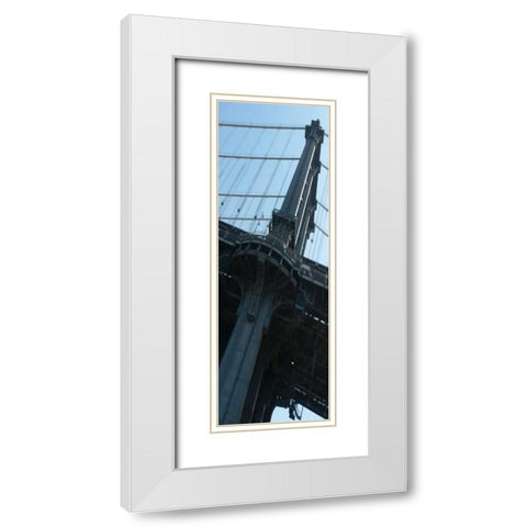 I Am New York White Modern Wood Framed Art Print with Double Matting by A.D. Lines
