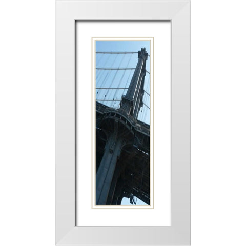 I Am New York White Modern Wood Framed Art Print with Double Matting by A.D. Lines