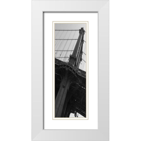I Am New York White Modern Wood Framed Art Print with Double Matting by A.D. Lines