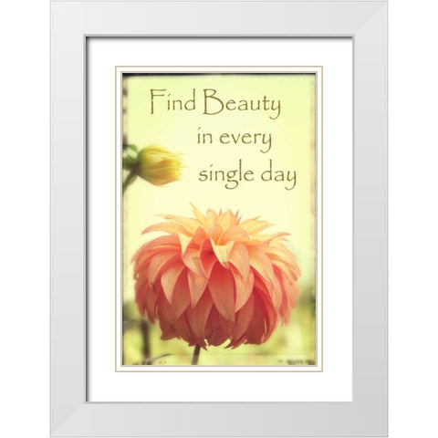 Find Beauty White Modern Wood Framed Art Print with Double Matting by Foschino, Suzanne