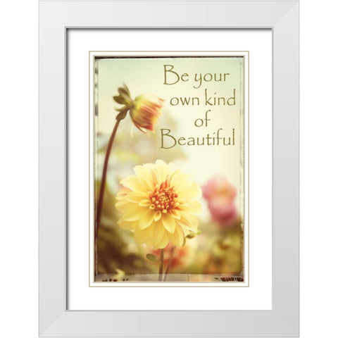 Kind of Beautiful White Modern Wood Framed Art Print with Double Matting by Foschino, Suzanne