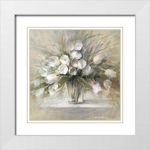 Afternoon I White Modern Wood Framed Art Print with Double Matting by Ichikawa, Yumiko
