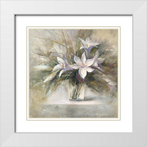 Afternoon II White Modern Wood Framed Art Print with Double Matting by Ichikawa, Yumiko