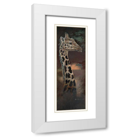 Young and Curious White Modern Wood Framed Art Print with Double Matting by Manning, Ruane