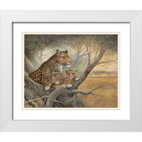 Shadow of Love White Modern Wood Framed Art Print with Double Matting by Manning, Ruane