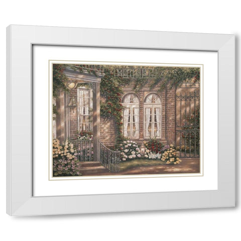 New Orleans Twilight I White Modern Wood Framed Art Print with Double Matting by Brown, Betsy