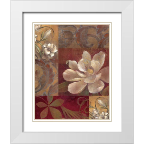 Variety of Style II White Modern Wood Framed Art Print with Double Matting by Vollherbst-Lane, Elaine