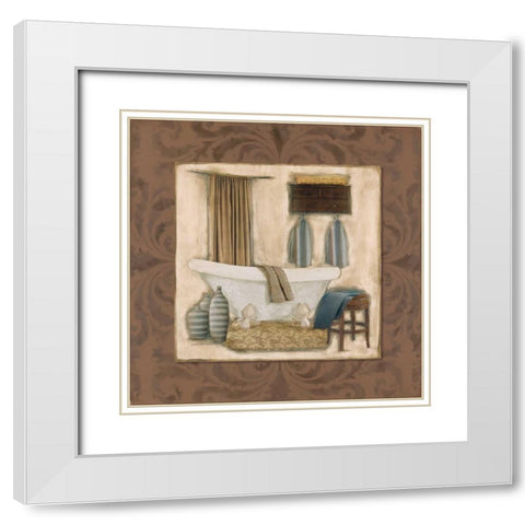 Do Not Disturb I White Modern Wood Framed Art Print with Double Matting by Robinson, Carol