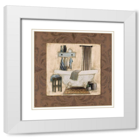 Do Not Disturb II White Modern Wood Framed Art Print with Double Matting by Robinson, Carol