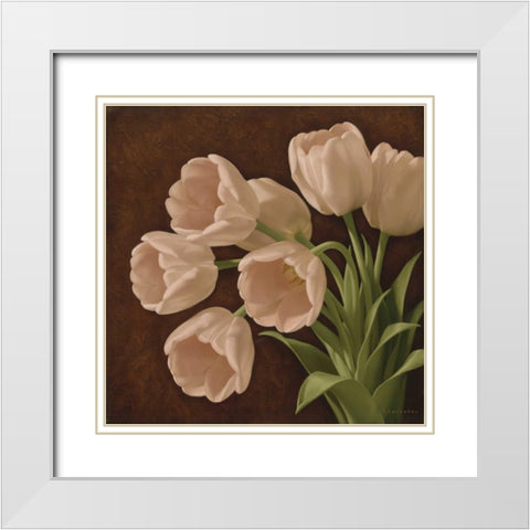 Summer Scent II White Modern Wood Framed Art Print with Double Matting by Levashov, Igor