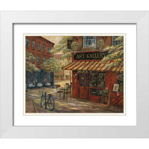 Dougs Art Gallery White Modern Wood Framed Art Print with Double Matting by Manning, Ruane