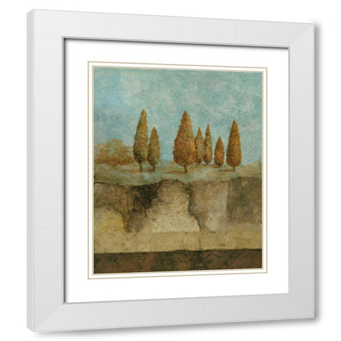 Inspired by Nature I White Modern Wood Framed Art Print with Double Matting by Olson, Norm