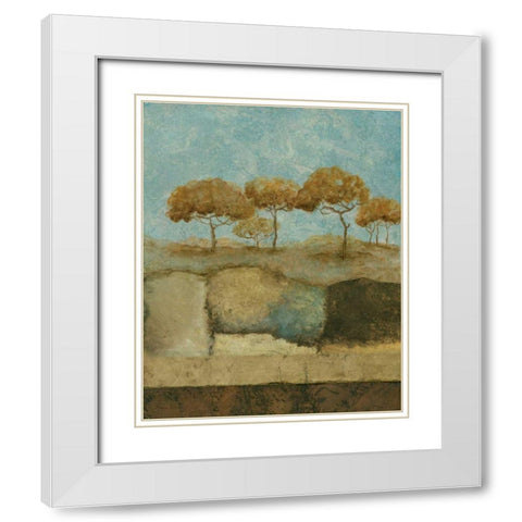 Inspired by Nature II White Modern Wood Framed Art Print with Double Matting by Olson, Norm