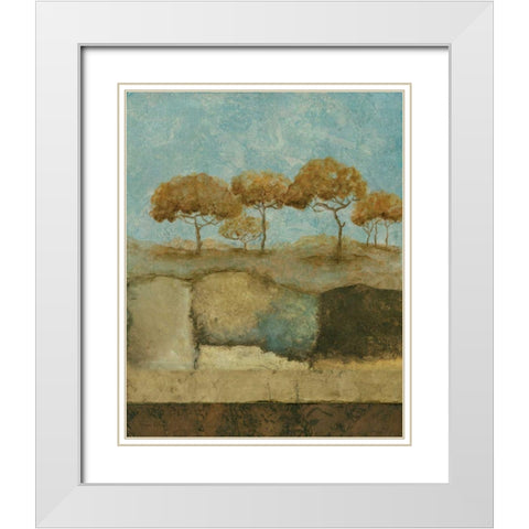 Inspired by Nature II White Modern Wood Framed Art Print with Double Matting by Olson, Norm