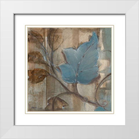 Perfect Match I White Modern Wood Framed Art Print with Double Matting by Luer, Pamela