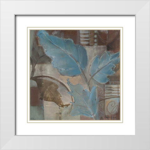 Perfect Match II White Modern Wood Framed Art Print with Double Matting by Luer, Pamela