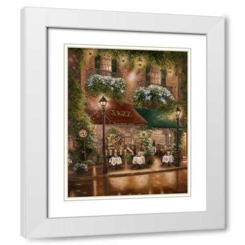 Peter Prisco Trio II White Modern Wood Framed Art Print with Double Matting by Brown, Betsy