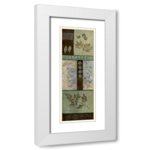 Spring Morning II White Modern Wood Framed Art Print with Double Matting by Olson, Norm