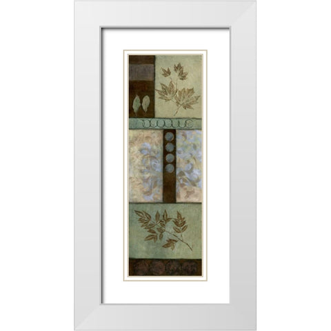 Spring Morning II White Modern Wood Framed Art Print with Double Matting by Olson, Norm