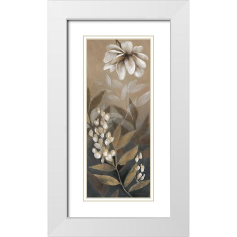 Misty Forest I White Modern Wood Framed Art Print with Double Matting by Robinson, Carol