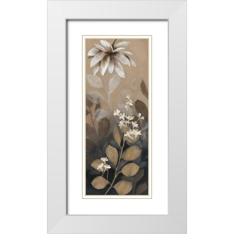 Misty Forest II White Modern Wood Framed Art Print with Double Matting by Robinson, Carol