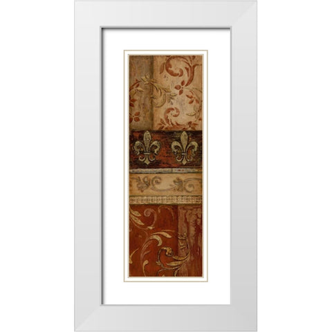 Weathered Door II White Modern Wood Framed Art Print with Double Matting by Tava Studios