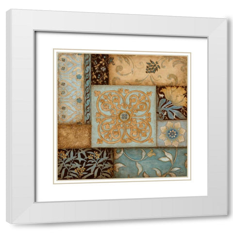 Moroccan Detail I White Modern Wood Framed Art Print with Double Matting by Tava Studios