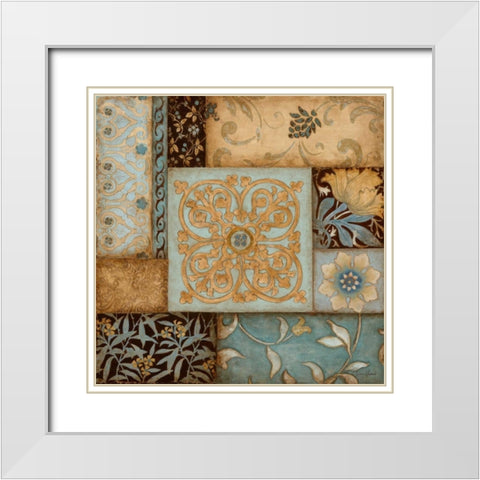 Moroccan Detail I White Modern Wood Framed Art Print with Double Matting by Tava Studios