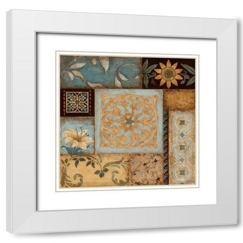 Moroccan Detail II White Modern Wood Framed Art Print with Double Matting by Tava Studios