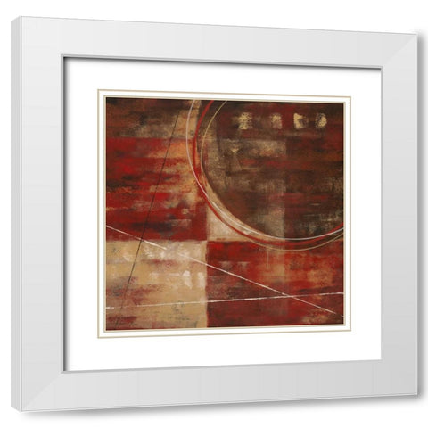 Perfect Arrangement II White Modern Wood Framed Art Print with Double Matting by Nan