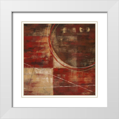 Perfect Arrangement II White Modern Wood Framed Art Print with Double Matting by Nan