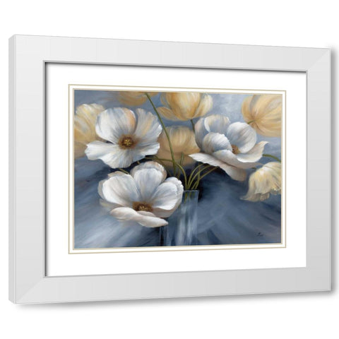 Scent of Summer I White Modern Wood Framed Art Print with Double Matting by Nan