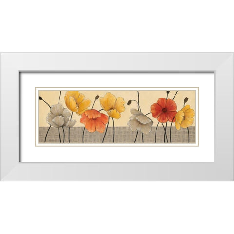 Spring Day II White Modern Wood Framed Art Print with Double Matting by Robinson, Carol