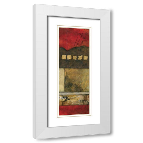 Tupelo Honey I White Modern Wood Framed Art Print with Double Matting by Olson, Norm